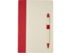 Блокнот A5 Dairy Dream с шариковой ручкой (красный/бежевый)  (Изображение 2)