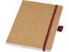 Блокнот В6 Berk из переработанной бумаги (красный)  (Изображение 1)