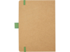 Блокнот В6 Berk из переработанной бумаги (зеленый)  (Изображение 3)
