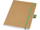 Блокнот В6 Berk из переработанной бумаги (зеленый) 