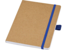 Блокнот В6 Berk из переработанной бумаги (синий) 