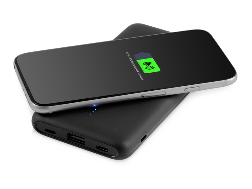 Внешний беспроводной аккумулятор с подсветкой лого Reserve X v.2, 8000 mAh (Изображение 3)