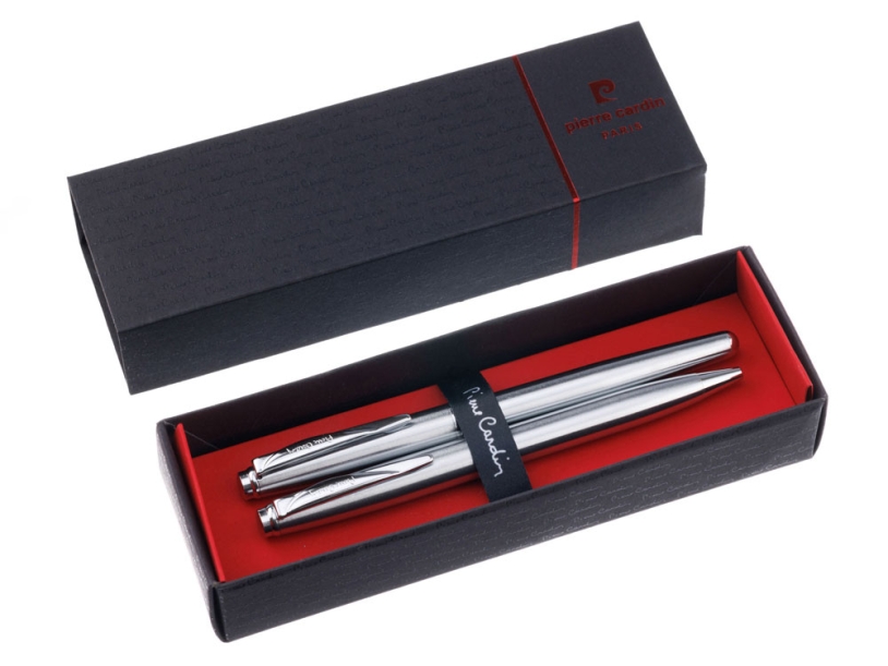 Набор Pierre Cardin PEN&amp;PEN: ручка шариковая + роллер. Цвет - стальной. Упаковка Е. (Изображение 2)