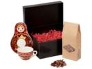 Подарочный набор: чайная пара, чай Глинтвейн (красный/черный) 