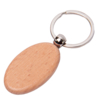 Брелок TIMBER OVAL; 5,2 x 3,2 см; дерево; гравировка (Изображение 1)
