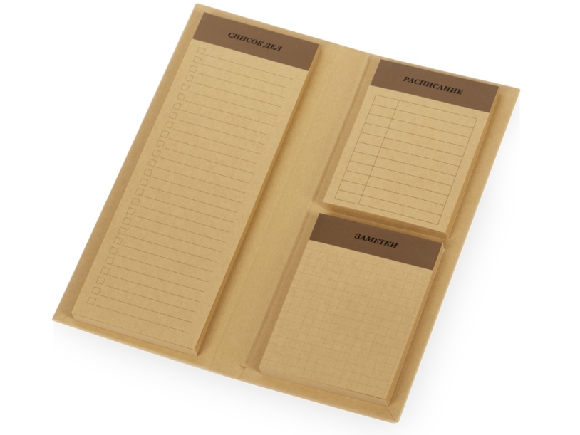 Планер с отрывными листами Write &amp; Plan, натуральный (Изображение 1)
