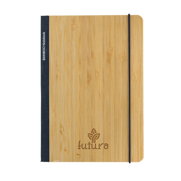 Блокнот Scribe с обложкой из бамбука, А5, 80 г/м² (Изображение 4)