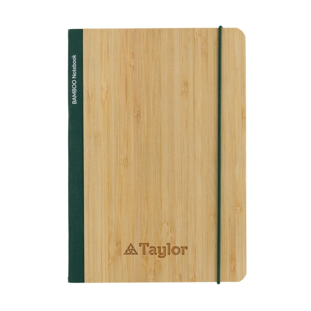 Блокнот Scribe с обложкой из бамбука, А5, 80 г/м² (Изображение 4)
