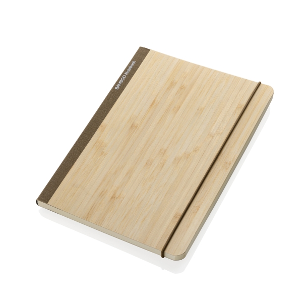 Блокнот Scribe с обложкой из бамбука, А5, 80 г/м² (Изображение 7)