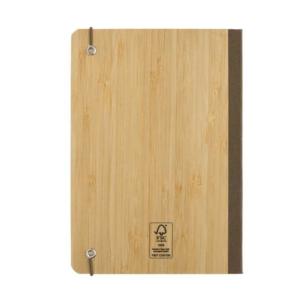 Блокнот Scribe с обложкой из бамбука, А5, 80 г/м² (Изображение 9)