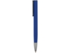 Ручка металлическая шариковая Insomnia soft-touch с зеркальным слоем (серый/темно-синий)  (Изображение 3)