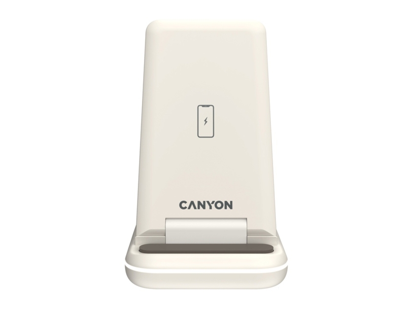 Беспроводное зарядное устройство 3-в-1 CANYON WS-304 (CNS-WCS304B), 15W (Изображение 2)