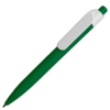 Ручка шариковая N16 soft touch, зеленый, пластик, цвет чернил синий (Изображение 1)