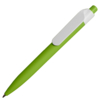 Ручка шариковая N16 soft touch, зеленое яблоко, пластик, цвет чернил синий (Изображение 1)