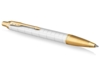 Ручка шариковая Parker IM Premium (белый/золотистый)  (Изображение 3)