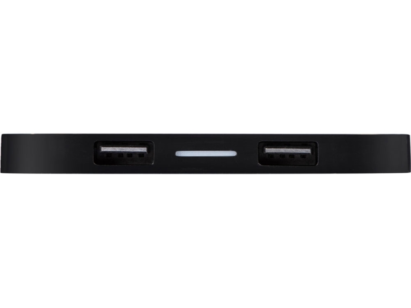 USB-хаб с беспроводной зарядкой Tile, черный (Изображение 6)