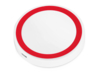 Беспроводное зарядное устройство Dot, 5 Вт (белый/красный)  (Изображение 1)