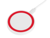 Беспроводное зарядное устройство Dot, 5 Вт (белый/красный)  (Изображение 3)