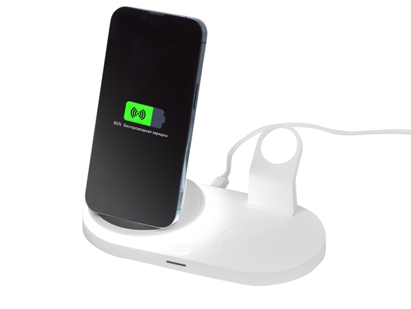 Складная зарядная станция с беспроводной зарядкой Flashport, 15 Вт (Изображение 2)