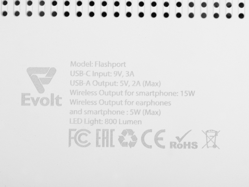 Складная зарядная станция с беспроводной зарядкой Flashport, 15 Вт (Изображение 10)