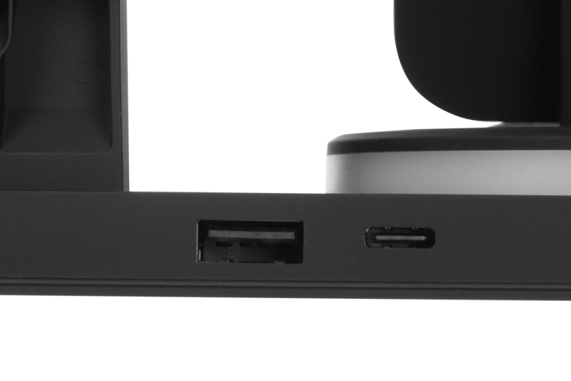 Складная зарядная станция с беспроводной зарядкой Flashport, 15 Вт (черный)  (Изображение 11)