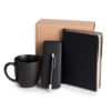 Набор подарочный AUTOGRAPH: кружка, ежедневник, ручка, футляр для ручки, стружка, коробка, черный (Изображение 1)