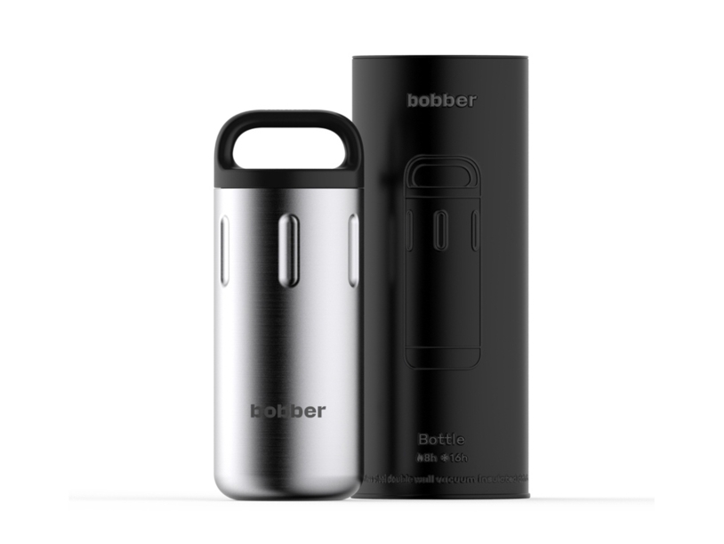 Вакуумный термос с керамическим покрытием бытовой, тм bobber, 590 мл. Артикул Bottle-590 Sand Grey  (Изображение 11)