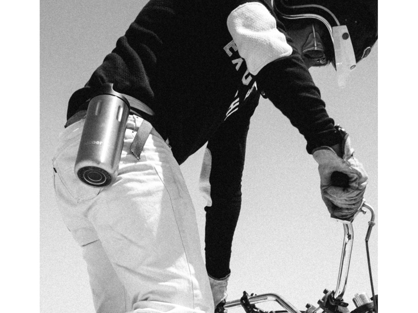 Вакуумный термос с керамическим покрытием бытовой, тм bobber, 590 мл. Артикул Bottle-590 Sand Grey  (Изображение 13)