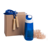Набор подарочный INMODE: бутылка для воды, скакалка, стружка, коробка, синий (Изображение 1)