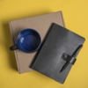 Набор подарочный DYNAMIC: кружка, ежедневник, ручка,  стружка, коробка, черный/синий (Изображение 1)