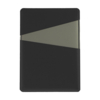 Чехол для карт Simply с тремя косыми карманами, черный/серый, PU (Изображение 1)