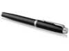 Перьевая ручка Parker IM Metal Black CT (глянцевый черный лак),  перо: F, цвет чернил: blue, в подарочной упаковке. (Изображение 5)