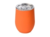Вакуумная термокружка Sense Gum, непротекаемая крышка, soft-touch (оранжевый)  (Изображение 1)