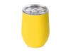 Вакуумная термокружка Sense Gum, непротекаемая крышка, soft-touch (желтый)  (Изображение 1)