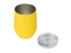 Вакуумная термокружка Sense Gum, непротекаемая крышка, soft-touch (желтый)  (Изображение 2)