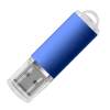USB flash-карта ASSORTI (32Гб), синяя, 5,8х1,7х0,8 см, металл (Изображение 1)
