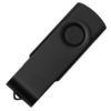 USB flash-карта DOT (32Гб), черный, 5,8х2х1,1см, пластик, металл (Изображение 1)