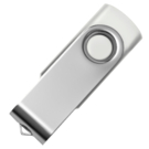 USB flash-карта &quot;Dot&quot; (8Гб), белый, 5,8х2х1,1см,пластик металл