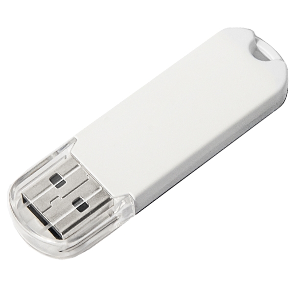 USB flash-карта UNIVERSAL (16Гб), белая, 5,8х1,7х0,6 см, пластик (Изображение 1)