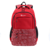 Рюкзак TORBER CLASS X, красный с орнаментом, полиэстер 900D, 45 x 30 x 18 см (Изображение 1)