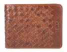 Бумажник Mano &quot;Don Luca&quot;, натуральная кожа в коньячном цвете, 12,5 х 9,7 см