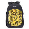 Рюкзак TORBER CLASS X, черно-желтый с принтом 