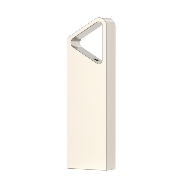 USB flash-карта SPLIT (8Гб), серебристая, 3,6х1,2х0,5 см, металл (Изображение 1)