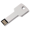 USB flash-карта KEY (16Гб), серебристая, 5,7х2,4х0,3 см, металл (Изображение 1)