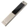 USB flash-карта LED с белой подсветкой (32Гб), серебристая, 6,6х1,2х0,45 см, металл (Изображение 1)