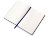 Бизнес-блокнот А5 С3 soft-touch с магнитным держателем для ручки (темно-синий)  (Изображение 6)