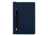 Бизнес-блокнот А5 С3 soft-touch с магнитным держателем для ручки (темно-синий)  (Изображение 1)