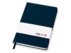 Бизнес-блокнот А5 С3 soft-touch с магнитным держателем для ручки (темно-синий)  (Изображение 2)