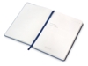 Бизнес-блокнот А5 С3 soft-touch с магнитным держателем для ручки (синий)  (Изображение 3)