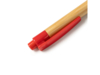 Ручка шариковая GILDON (красный/натуральный)  (Изображение 4)